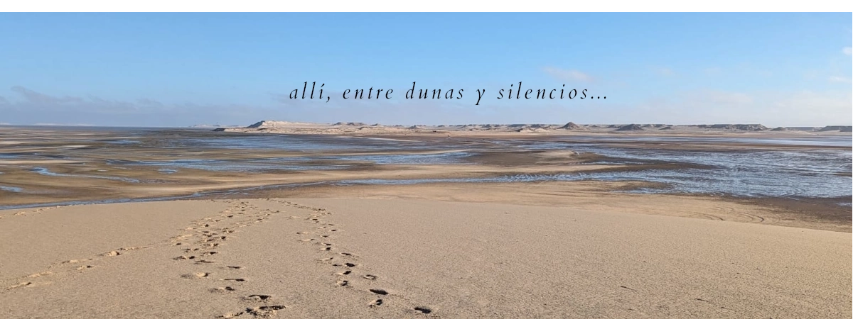 Allí, entre dunas y silencios...